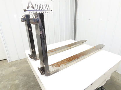 Bolzoni RAU TD061 4-3/4x48" Class 3 Steel Forklift Forks 20" Carriage 1-Pair