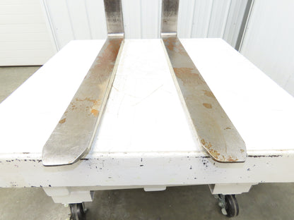 Bolzoni RAU TD061 4-3/4x48" Class 3 Steel Forklift Forks 20" Carriage 1-Pair