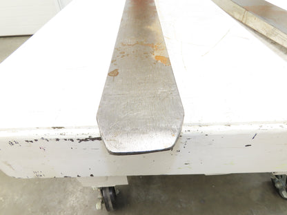 Bolzoni RAU TD061 4-3/4x48" Class 3 Steel Forklift Forks 20" Carriage 1-Pair