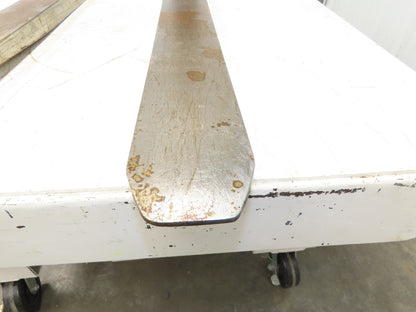 Bolzoni RAU TD061 4-3/4x48" Class 3 Steel Forklift Forks 20" Carriage 1-Pair