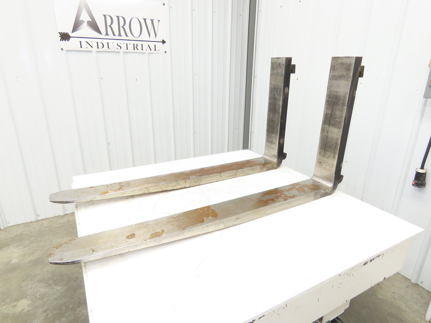 Bolzoni RAU TD061 4-3/4x48" Class 3 Steel Forklift Forks 20" Carriage 1-Pair