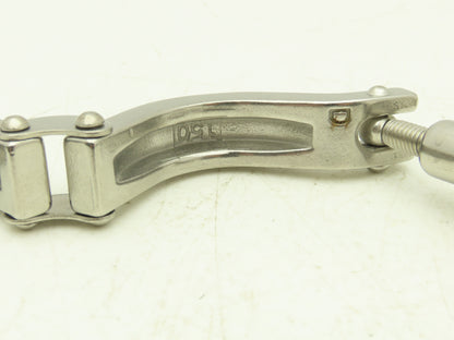 Dixson 13MHHM-DP100150 Sanitary Squeeze Clamp 1" to 1-1/2" Pipe Lot of 9