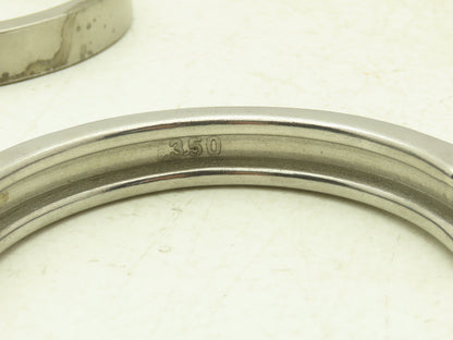 Tri Clover 3"/4" 3" Sanitary Tri Clamp 11 Single & Double Pin/ 5 - 4" Lot of 16