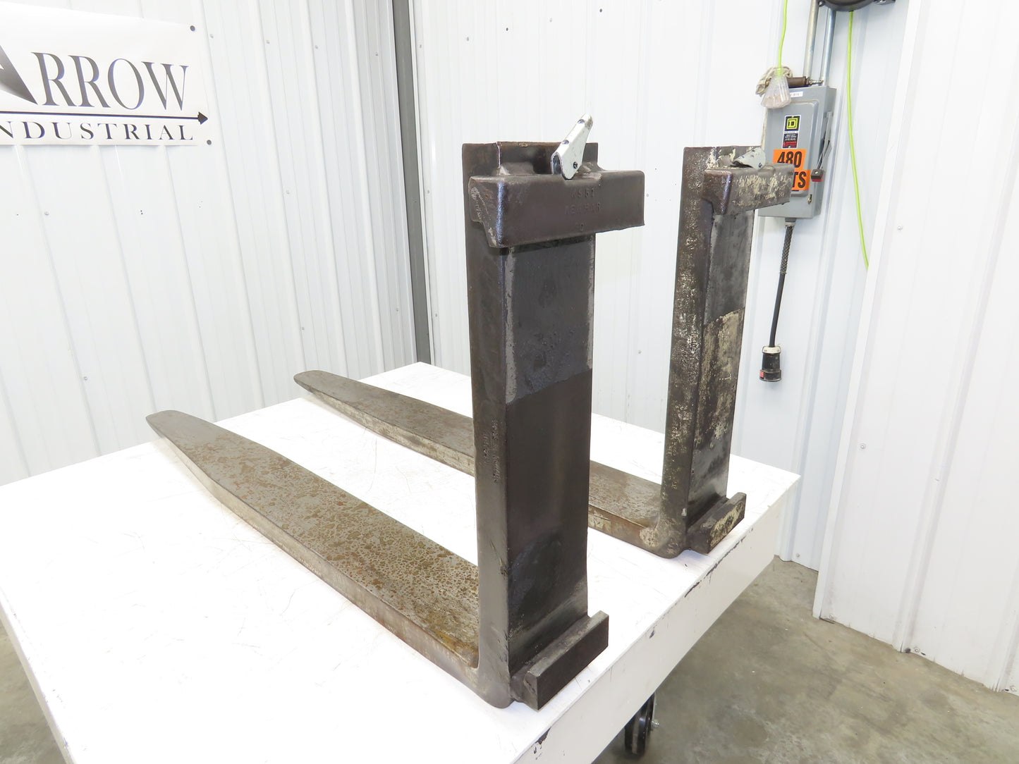 Kenhar K551 6x47.5" Class 3 Steel Forklift Forks 20" Carriage 8000 lb 1-Pair