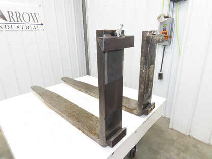 Kenhar K551 6x47.5" Class 3 Steel Forklift Forks 20" Carriage 8000 lb 1-Pair