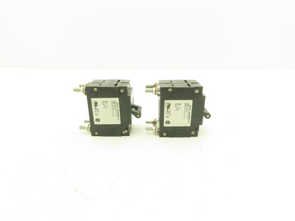 Eaton Heinemann AM2R Circuit Breaker 15A 2 Pole Magnetic Panel Mount Lot of 2