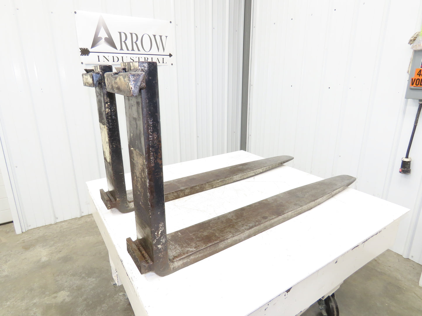 Kenhar K551 6x47.5" Class 3 Steel Forklift Forks 20" Carriage 8000 lb 1-Pair