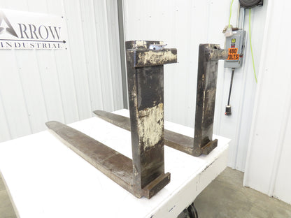 Kenhar K551 6x47.5" Class 3 Steel Forklift Forks 20" Carriage 8000 lb 1-Pair