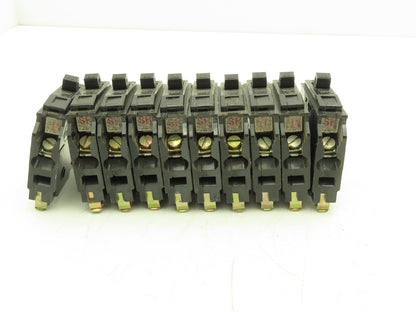 Square D QHB 120 Circuit Breaker 20A 1Ph 120V Lot of 10