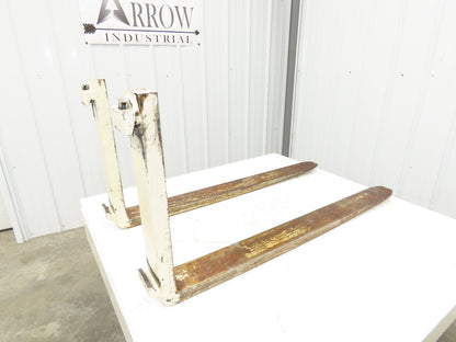 Bolzoni BX1250X500 A 4x42" Class 2 Steel Forklift Forks 16" Carriage 1-Pair