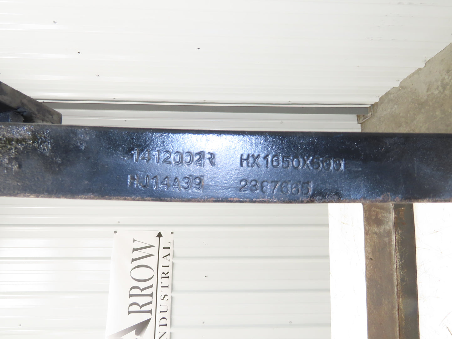 1412002R 4-3/4x42" Class 3 Steel Forklift Forks 20" Carriage 1-Pair HX1650X500