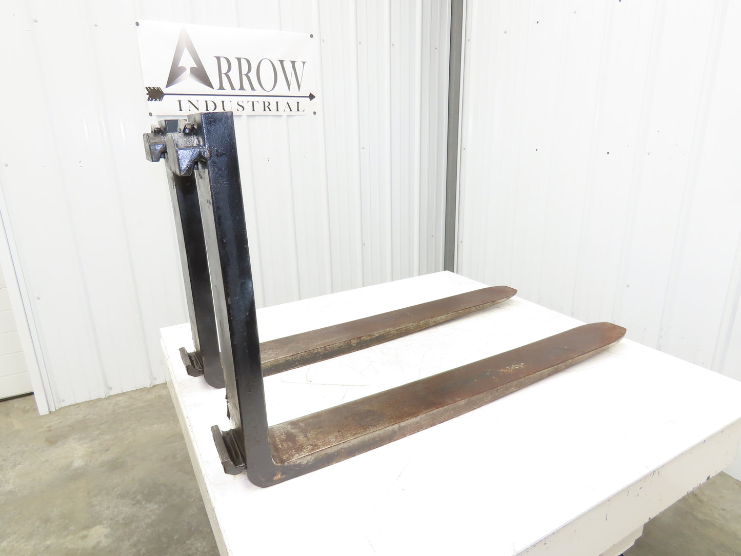 1412002R 4-3/4x42" Class 3 Steel Forklift Forks 20" Carriage 1-Pair HX1650X500
