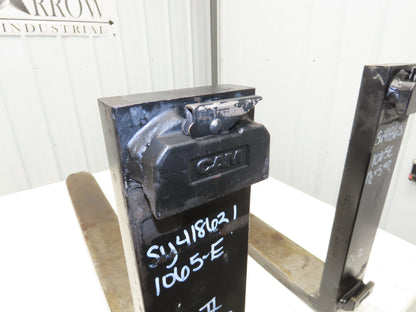 Cam CAM1250X600 4x42" Class 2 Steel Forklift Forks 16" Carriage 1-Pair