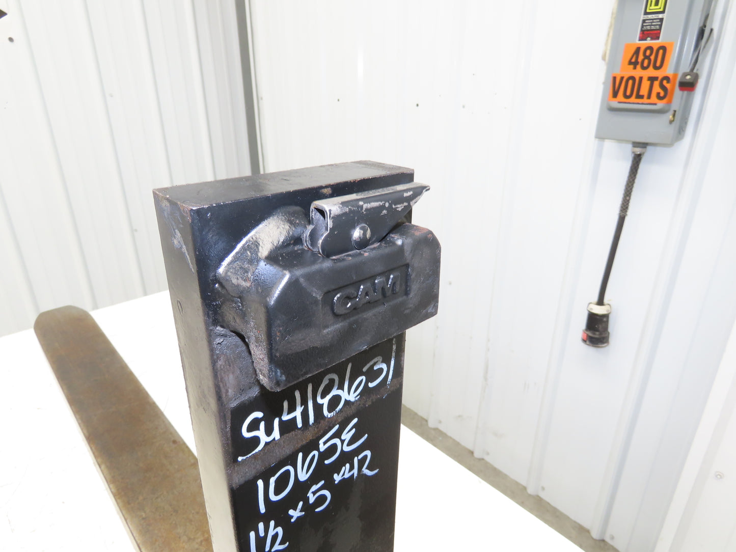 Cam CAM1250X600 4x42" Class 2 Steel Forklift Forks 16" Carriage 1-Pair