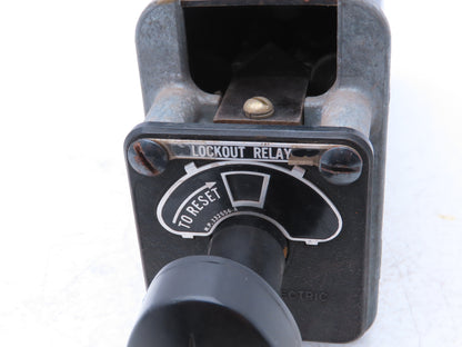 General Electric 12HEA61A223X2 Auxiliary Lockout Relay 125V DC