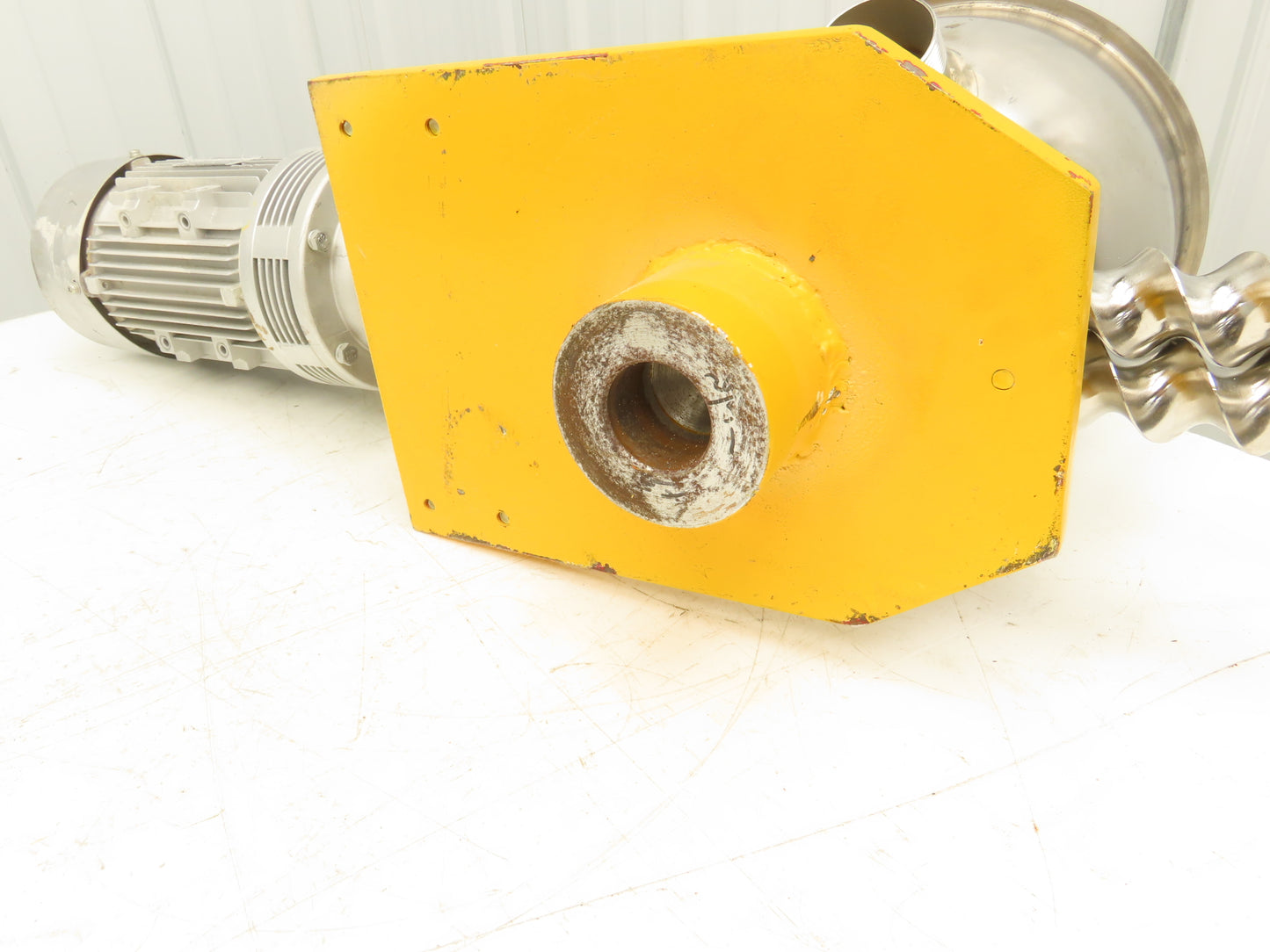 Food Process Double Kneader Mixer Screw Feeder Dry Bulk 2 Gal Stainless 1.5kw