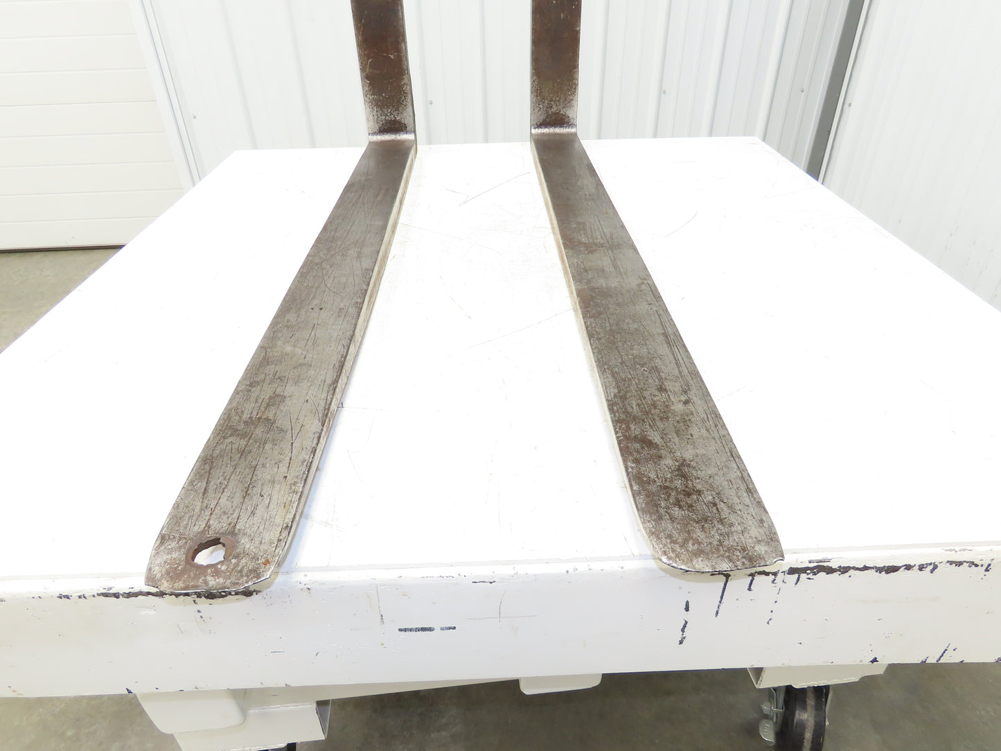 A201-1 4x46.5" Class 2 Steel Forklift Forks 16" Carriage 1-Pair TS0320 2950X24