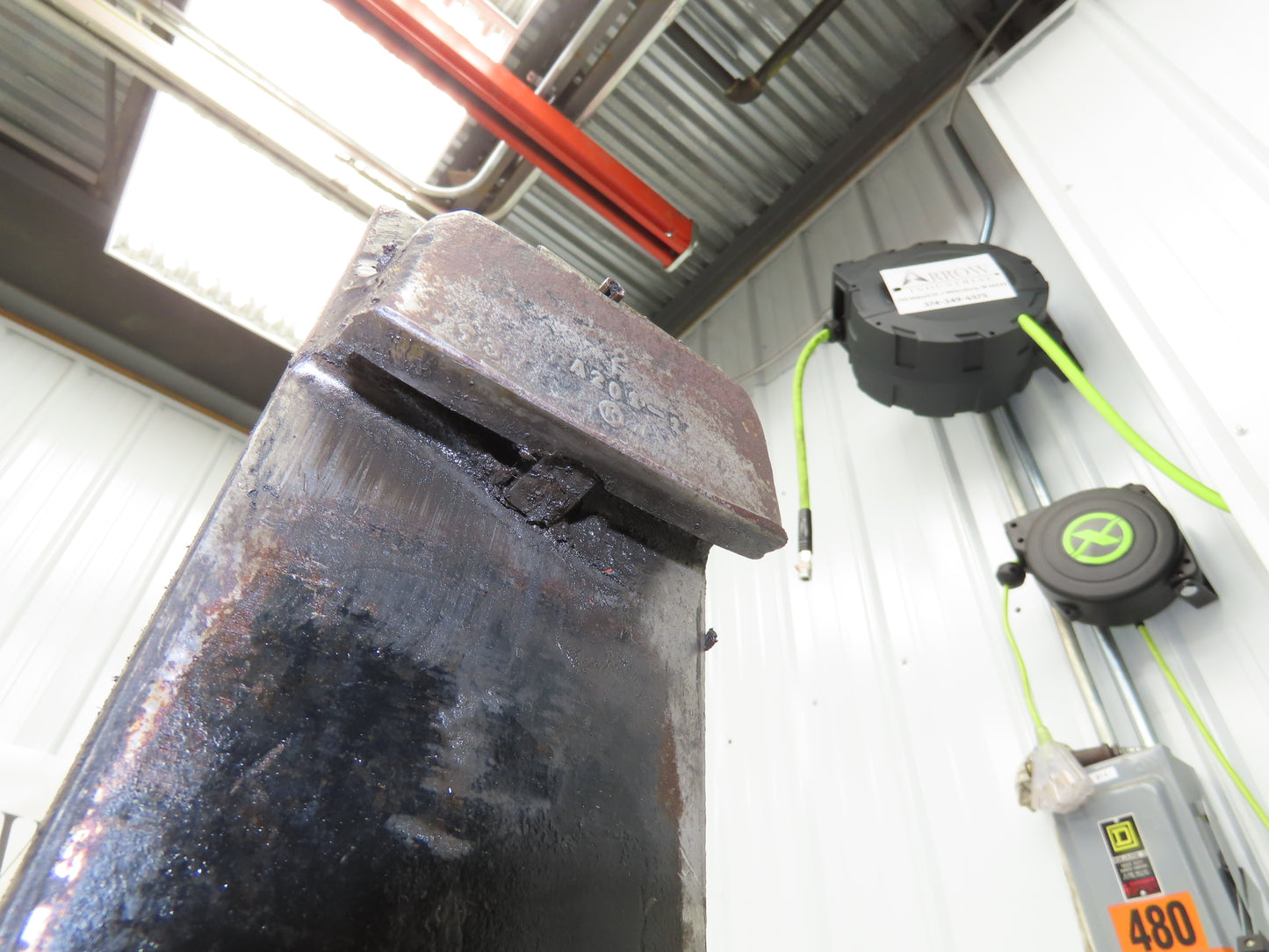 A201-1 4x46.5" Class 2 Steel Forklift Forks 16" Carriage 1-Pair TS0320 2950X24