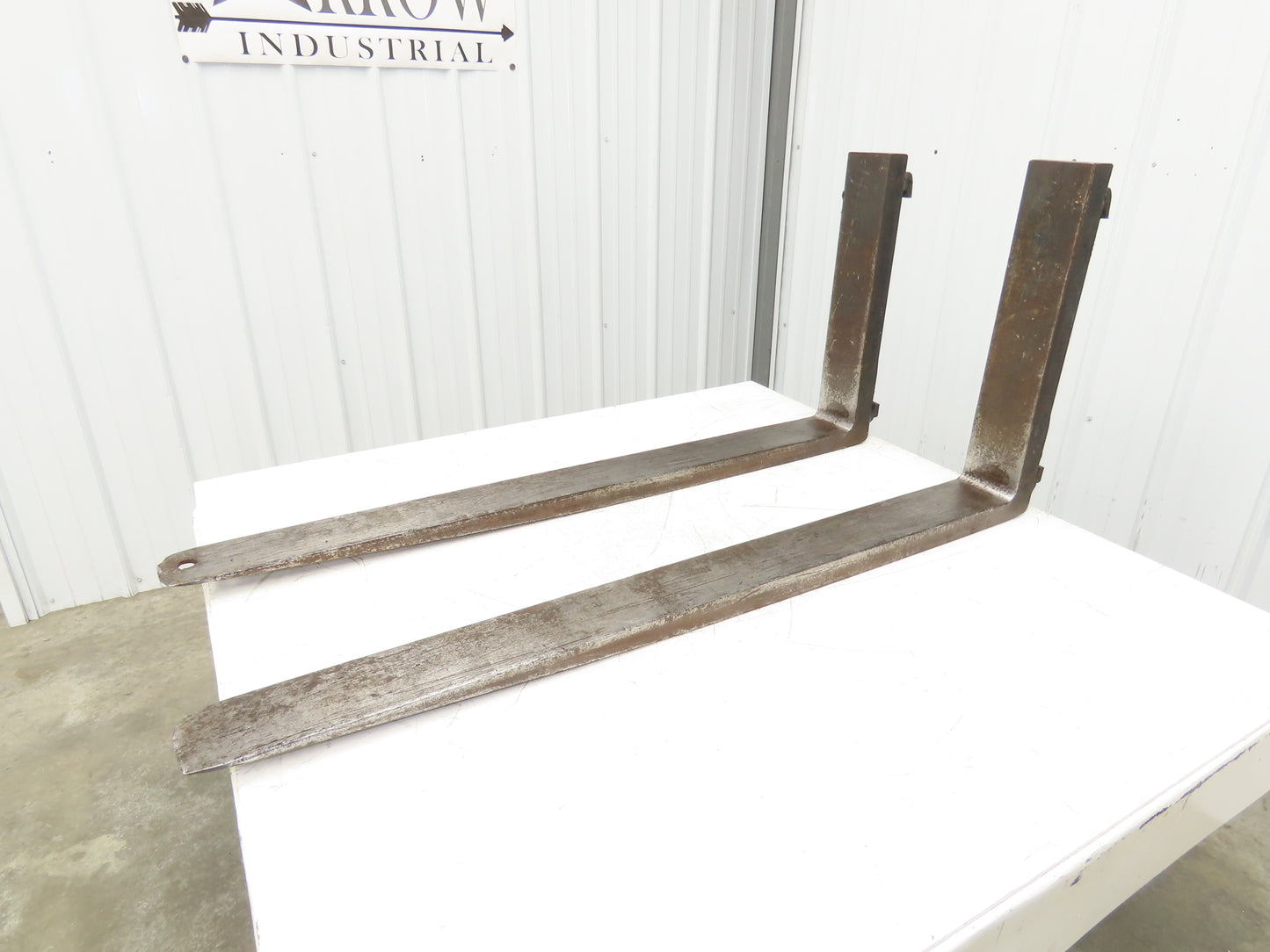 A201-1 4x46.5" Class 2 Steel Forklift Forks 16" Carriage 1-Pair TS0320 2950X24