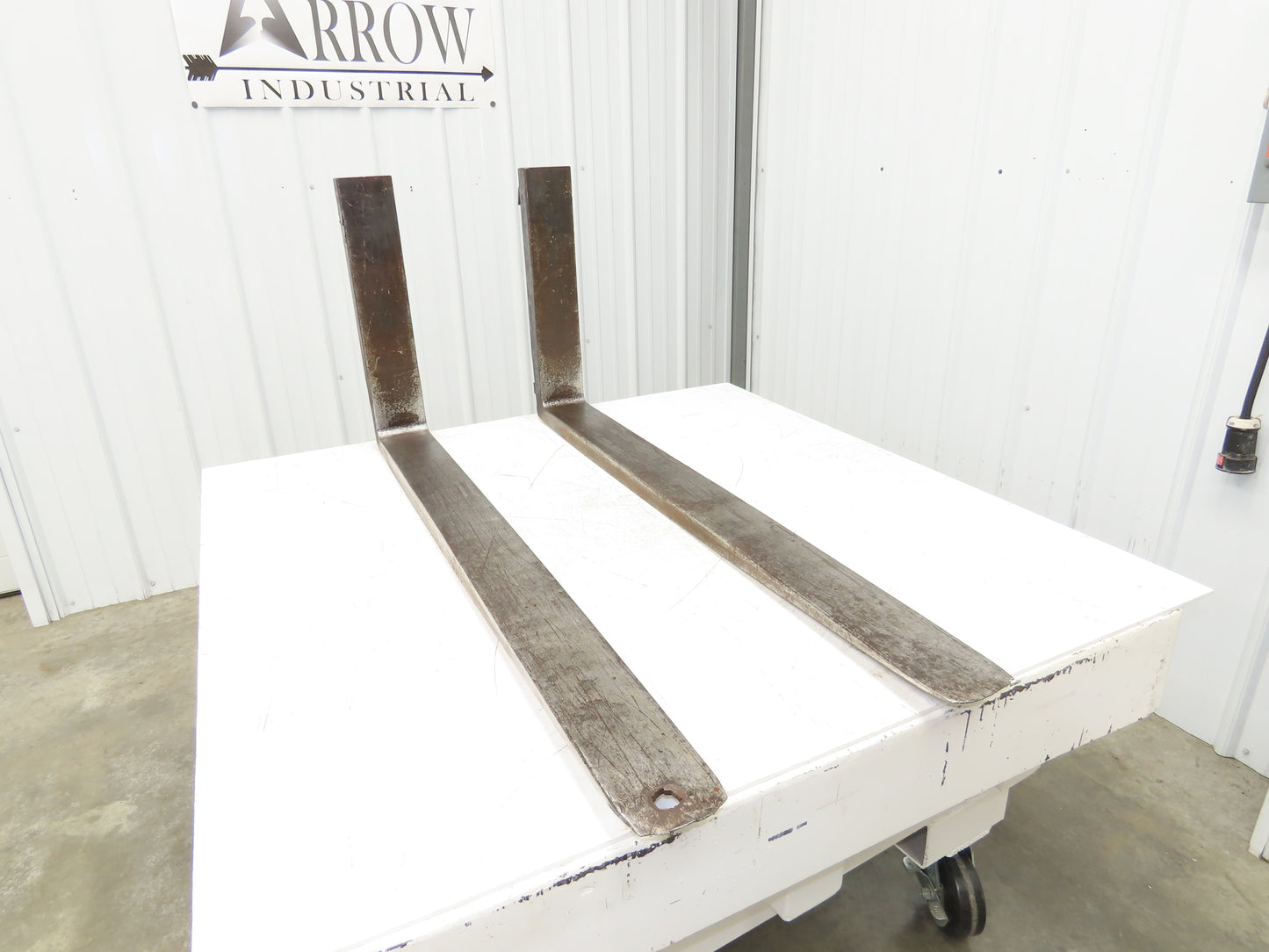 A201-1 4x46.5" Class 2 Steel Forklift Forks 16" Carriage 1-Pair TS0320 2950X24