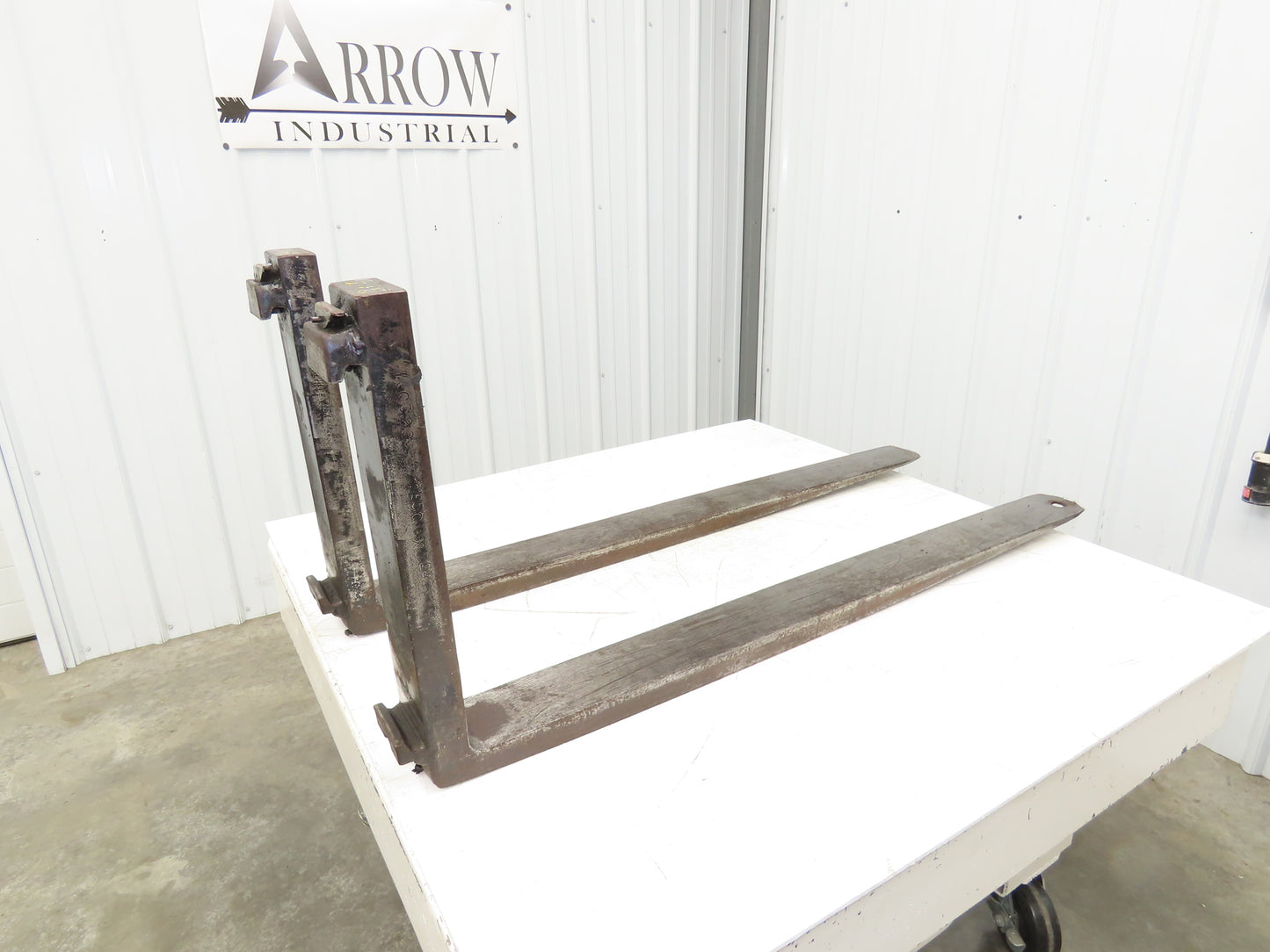 A201-1 4x46.5" Class 2 Steel Forklift Forks 16" Carriage 1-Pair TS0320 2950X24
