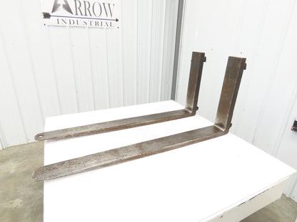 A201-1 4x46.5" Class 2 Steel Forklift Forks 16" Carriage 1-Pair TS0320 2950X24
