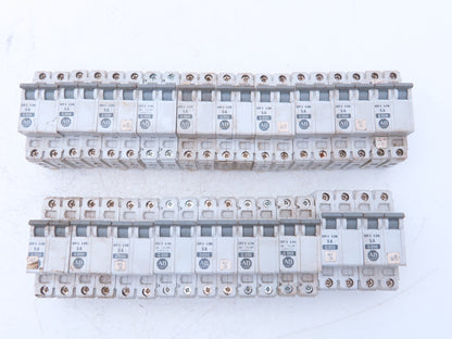 Allen Bradley 1492-CB2-G050 Circuit Breaker 2 Pole 5A 480VAC Lot of 19
