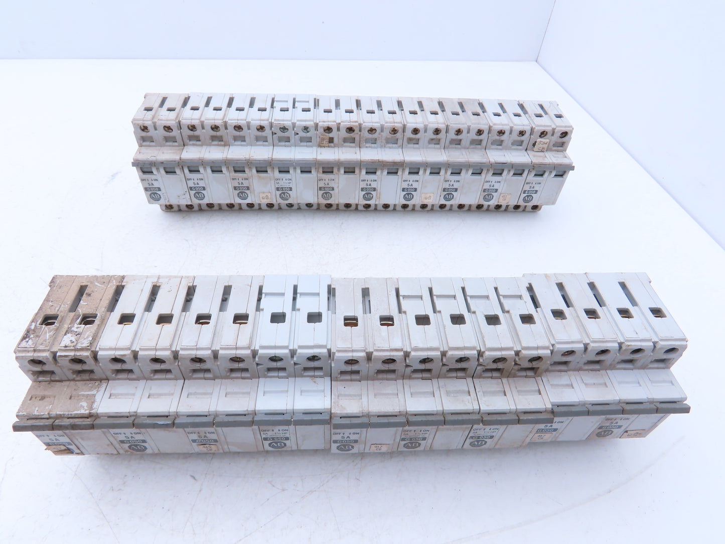 Allen Bradley 1492-CB2-G050 Circuit Breaker 2 Pole 5A 480VAC Lot of 19