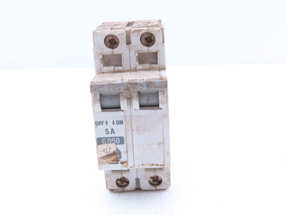Allen Bradley 1492-CB2-G050 Circuit Breaker 2 Pole 5A 480VAC Lot of 19