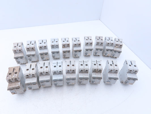 Allen Bradley 1492-CB2-G050 Circuit Breaker 2 Pole 5A 480VAC Lot of 19