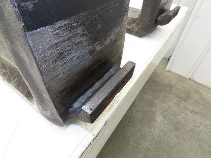 Cascade 7049567 6 X 48" Class 3 Steel Forklift Forks 20" Carriage Tapered