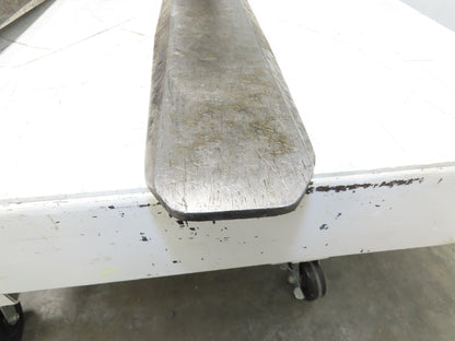 Cascade 7049567 6 X 48" Class 3 Steel Forklift Forks 20" Carriage Tapered