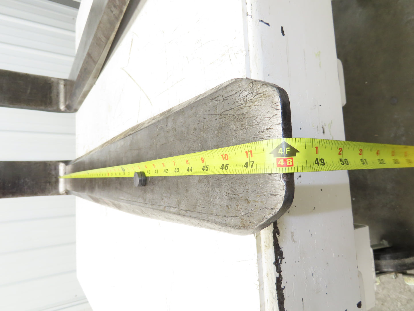 Cascade 7049567 6 X 48" Class 3 Steel Forklift Forks 20" Carriage Tapered