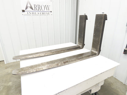 Cascade 7049567 6 X 48" Class 3 Steel Forklift Forks 20" Carriage Tapered