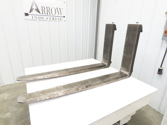 Cascade 7049567 6 X 48" Class 3 Steel Forklift Forks 20" Carriage Tapered