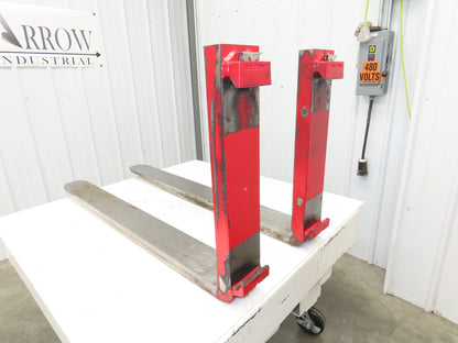 Bolzoni BX2500X500 B 5x47.75" Class 3 Steel Forklift Forks 20" Carriage 1-Pair