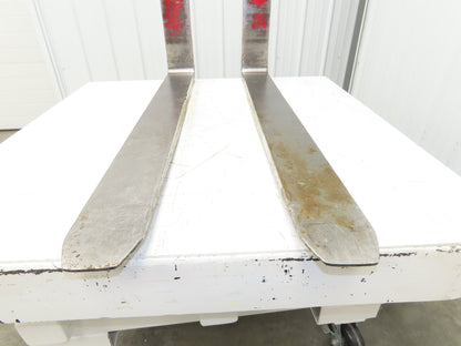 Bolzoni BX2500X500 B 5x47.75" Class 3 Steel Forklift Forks 20" Carriage 1-Pair