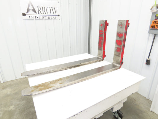 Bolzoni BX2500X500 B 5x47.75" Class 3 Steel Forklift Forks 20" Carriage 1-Pair