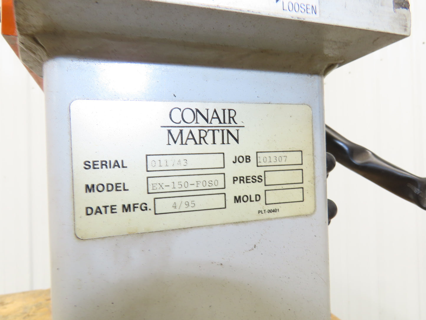 Conair Martin EX Series Spruce Picker Injection Molding Product Picker Ejector