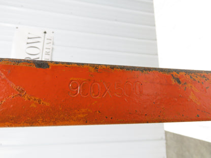 900X500 4x42" Class 2 Steel Forklift Forks 16" Carriage 1-Pair