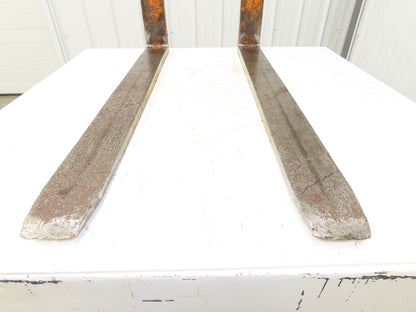 900X500 4x42" Class 2 Steel Forklift Forks 16" Carriage 1-Pair