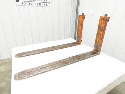 900X500 4x42" Class 2 Steel Forklift Forks 16" Carriage 1-Pair