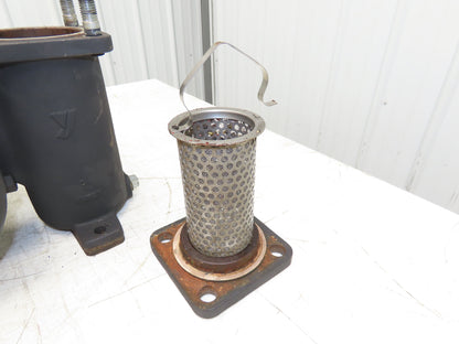 Yoshitake SW-10 Duplex Basket Strainer Hydraulic Filter 80A 3" Flanged