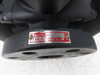 Yoshitake SW-10 Duplex Basket Strainer Hydraulic Filter 80A 3" Flanged