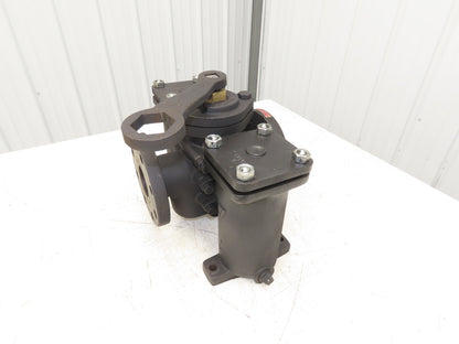 Yoshitake SW-10 Duplex Basket Strainer Hydraulic Filter 80A 3" Flanged