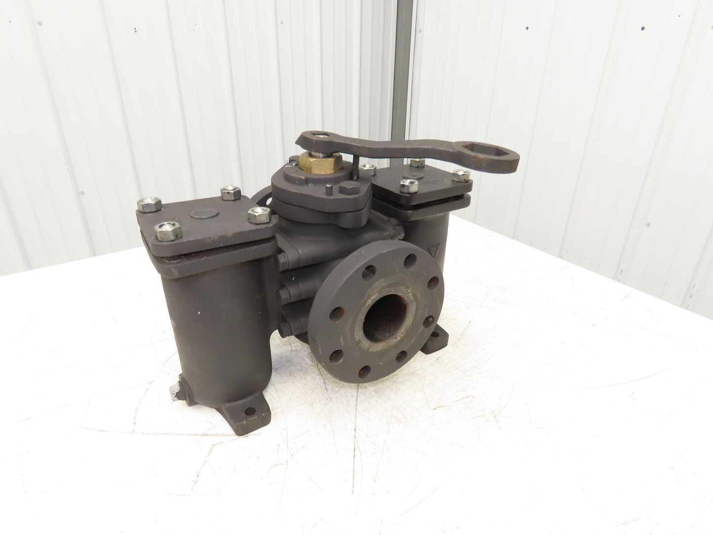 Yoshitake SW-10 Duplex Basket Strainer Hydraulic Filter 80A 3" Flanged