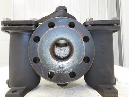 Yoshitake SW-10 Duplex Basket Strainer Hydraulic Filter 80A 3" Flanged