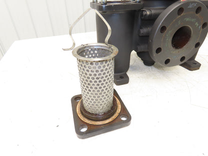 Yoshitake SW-10 Duplex Basket Strainer Hydraulic Filter 80A 3" Flanged