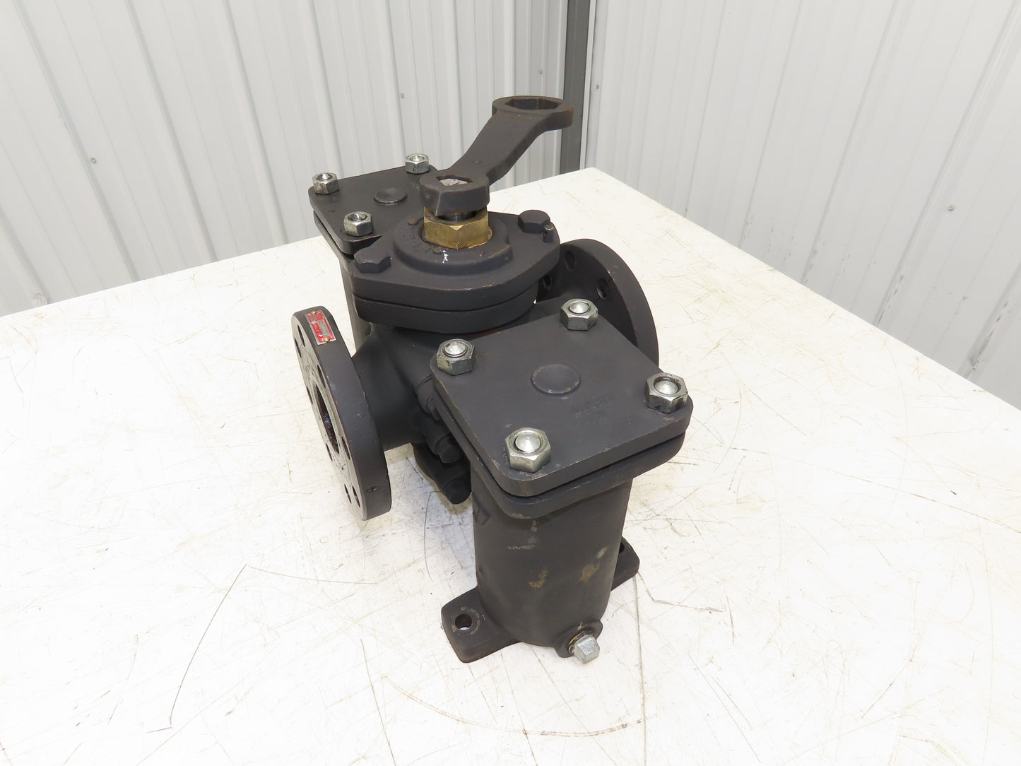 Yoshitake SW-10 Duplex Basket Strainer Hydraulic Filter 80A 3" Flanged