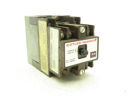 Cutler Hammer Type M Relay 10A 120V Coil 8NO w/ Series A2 Attachment Lot of 10
